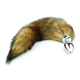 Anal Plugs with Fox Tail / Smooth Touch Metal Butt Plug / Adult Sex Toys - EVE's SECRETS