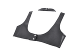 Edgy Bra Top with Spiked Accents and Bold Neck Harness
