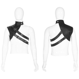 Edgy Streetwear Essential: Leather Shoulder Harness