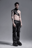 Edgy Streetwear Essential: Leather Shoulder Harness
