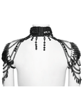 Elegant Black Gothic Lace Shoulder Chain Armor Choker