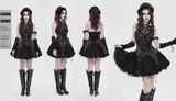 Elegant Halter Mini Dress with Corset Lace-Up Accent