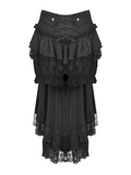 Elegant Layered Tailcoat Ruffle Lantern Shorts for Women