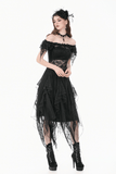 Elegant Off Shoulder Floral Lace Mesh Top for Women