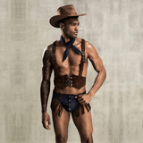 Erotic Cowboy Cosplay Suit / Western Style Uniform for Men - EVE's SECRETS