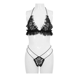 Erotic Lace Two-Piece Lingerie / Comfortable, Sexy Wear