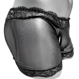 Erotic Men's Lace Underwear / Male Black Transparent Boxers / Sexy Mesh Panties - EVE's SECRETS