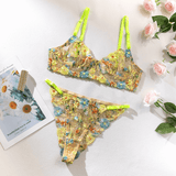Exotic Lingerie Set for Ladies / Transparent Push Up Bra / Lace Erotic Outfits - EVE's SECRETS