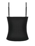 Female Corset Cami Top with Lace and Buckle Detail