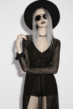 Female Daily Sexy Cape with Sheer Gothic Drape