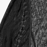 Female Daily Sexy Cape with Sheer Gothic Drape