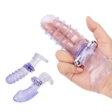 Female Finger Masturbator Clitoral Stimulator / Adult Vibrator G-Spot Massager