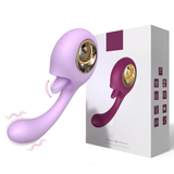 Female Silicone G-Spot Vibrator / Tongue Clitoral Massager / Sex Toys For Women's - EVE's SECRETS