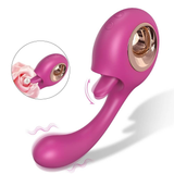 Female Silicone G-Spot Vibrator / Tongue Clitoral Massager / Sex Toys For Women's - EVE's SECRETS