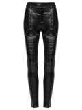 Fierce Women's Leggings with Metal Accents and Pockets