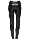 Fierce Women's Leggings with Metal Accents and Pockets