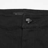 Goth Punk Cut-Out Denim Shorts with Harnessed Straps