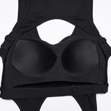 Gothic Clip Hem Tank Top with Cutout Adjustable Back