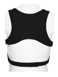 Gothic Clip Hem Tank Top with Cutout Adjustable Back