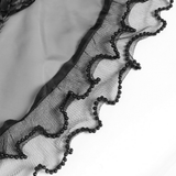 Gothic Lace Maxi Skirt with Dark Romantic Flair