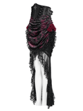 Gothic Lace Maxi Skirt with Dark Romantic Flair