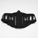 Gothic Mesh Half Face Mask with Cyberpunk Rivets