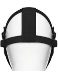 Gothic Mesh Half Face Mask with Cyberpunk Rivets