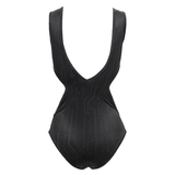 Gothic One-Piece Swimsuit: Sleeveless Zipper and Spikes