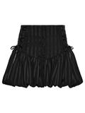 Gothic Pinstripe Pumpkin Bloomers with Tie Sides
