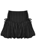 Gothic Pinstripe Pumpkin Bloomers with Tie Sides
