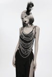 Gothic Punk Layered Chain Body Harness Metal Accessory