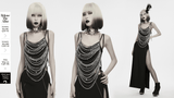 Gothic Punk Layered Chain Body Harness Metal Accessory