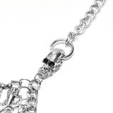 Gothic Punk Layered Chain Body Harness Metal Accessory