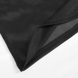 Gothic Sheer Mesh Tee / Fitted Black Elastic T-Shirt