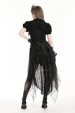 Gothic Skirt Support with Bird-Inspired Tail Design