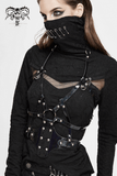 Gothic Style Faux Leather Women's Body Harness