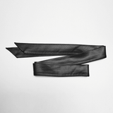 Gothic Women Hooded Mesh Cape with Belted Punk Vibe