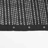 Gothic Women Hooded Mesh Cape with Belted Punk Vibe