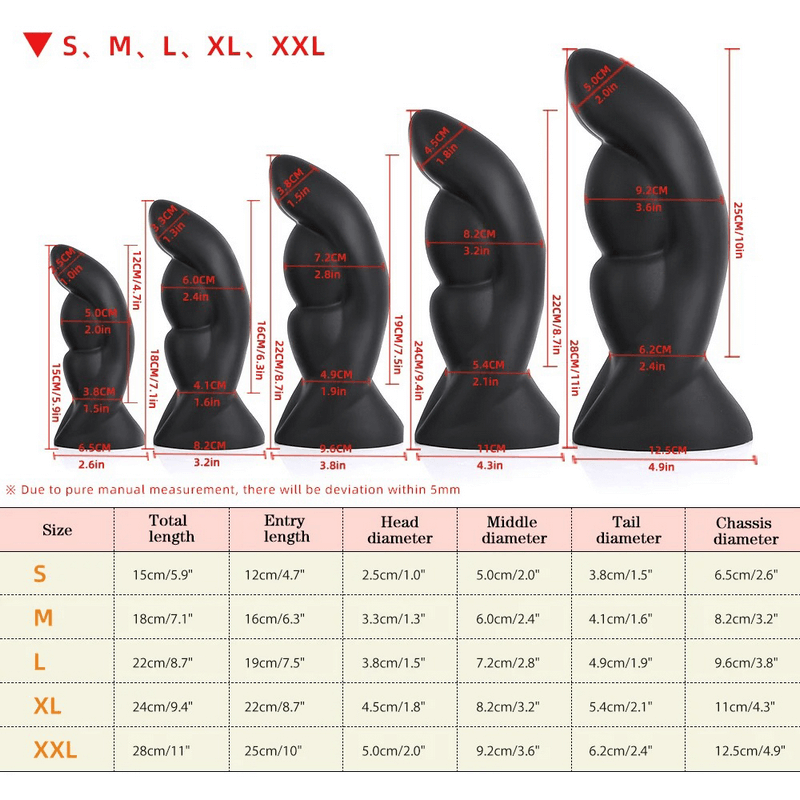 Huge Size Anal Plugs / Big Butt Plugs For Women And Men / Stimulator Anus Dilator - EVE's SECRETS