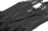 Lace Halter Dress with Elegant Keyhole Neck Design