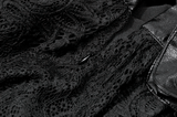 Lace Mini Skirt with Draped Chain Accents for Women