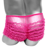 Layered Boyshort Underpants for Male / Erotic Lingerie with Pouch for Penis - EVE's SECRETS