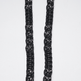 Layered Metal Skull Necklace with Gothic Chain Harness