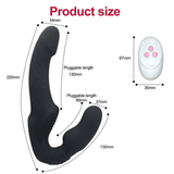 Wearable Dildo Vibrator / Strapless Strap-On G-Spot Clitoris Stimulator / Sex Toys for Couples - EVE's SECRETS