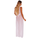 Lightweight See-through Split Maxi Dress / Long Sleeveless Cover-ups / Women's Sexy Outfits - EVE's SECRETS