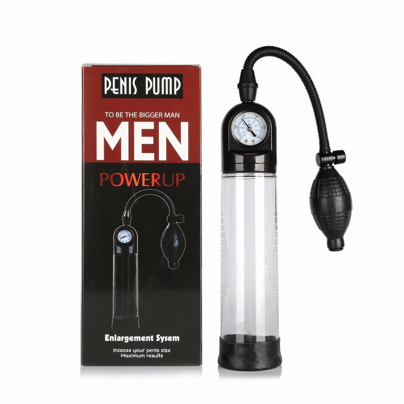 Male Penis Enlarger Enhancer / Vacuum Penis Pump with Dial Gauge / Erotic Sex Toys For Men - EVE's SECRETS