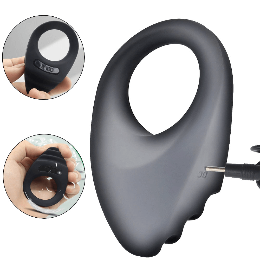 Male Penis Vibrating Ring / Silicone Stimulator for Men / Erotic Adult Sex Toys - EVE's SECRETS