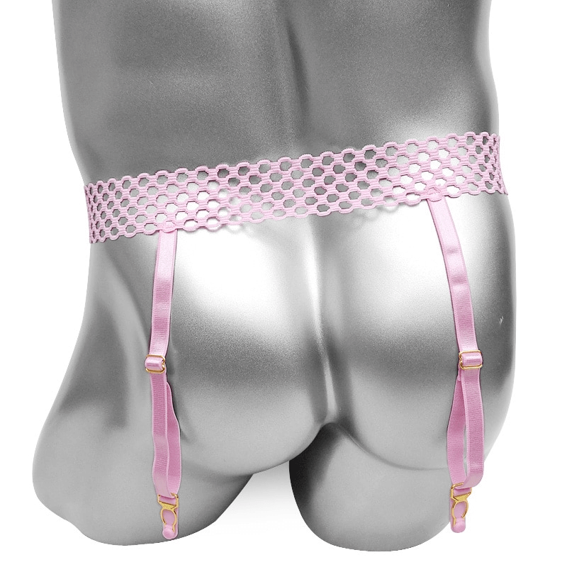 Men's Garter Belts / Sexy Lingerie with Floral Suspenders / Erotic Nightwear for Male - EVE's SECRETS