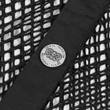 Men's Industrial Mesh Shirt with Buckle Accents
