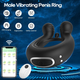Men's Remote Vibrators / Silicone Penis Ring Masturbator / App Controlled Sex Toys - EVE's SECRETS